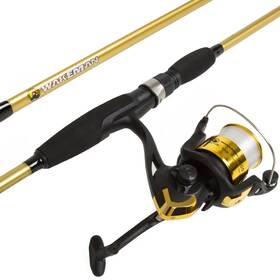B01eg67hae Wakeman 78 Inch 2pc Medium Spinning Fishing Rod And Reel Combo Bass Trout