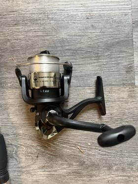 Wakeman Wkr3000 Titan 3000 Spinning Rod And Reel Combo 6ft6 Inch Med Graphite Pre-spooled