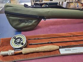 Wr-6333 White River Fly Shop Classic 3 Piece Rod Reel And Hard Case. 6ft3 Inch #3 Line 3-4