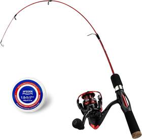 Bd-27rod  Widden Ice Fishing Rod And Reel Combo 27 Inch Medium Light Spinning Pole Gear