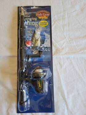 Fq1000 Wilcor Outdoors Fish Gear Spinning Deluxe Telescoping Fishing Pole With Sunshine Reel