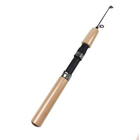 Wlngtv 702465840107 Ice Fishing Rod Combo - Telescopic Retractable Winter Po