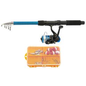 000l6f Woodland Creek 6 Ft Telescoping Fishing Rod And Reel Starter Kit With Tackle Box