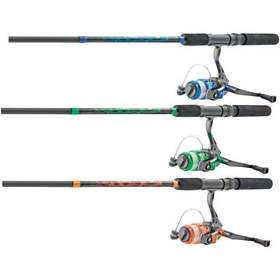 5703-1031 Worm Gear 5 Ft. 6 In. Fiberglass Fishing Rod And Spinning Reel Pack Of