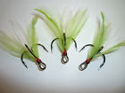 8651bn Xrap Vmc Feathered Lime Trebles Tails Frog Size Bulk 2 25 Dt -