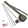 Y8507gr-7 Leo Fly Fishing Rod And Reel Combo Complete Starter Package