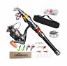 Ys007-iok-us Fishoaky Fishing Rod Kit Carbon Fiber Telescopic Pole And Reel