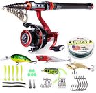 Yz-18jsbd Bd2 Fkt Yongzhi Rod And Reel Combo Carbon Fiber Telescopic Fishing