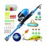 Yz-xmcq-1.5setb Yongzhi Kids Fishing Pole Portable Telescopic Rod And Reel Combo