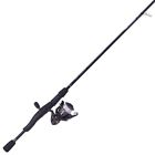 Zeb-33blsp602m10ns4 Zebco Black Spinning Combo Front-adjustable Drag 032784618102
