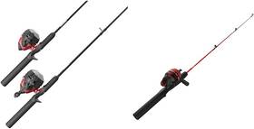 21-37579 Zebco 202 And 404 Spincast Reels Fishing Rod Combos 2-pack