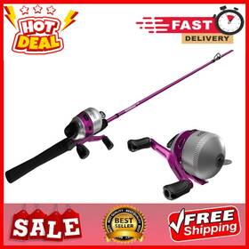 21-43468-1 Zebco 33 6-foot 2-piece Spincast Reel And Fishing Rod Combo Pink