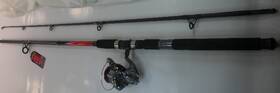 Op8010ma Zebco 2137334 Quantum 10 Ft Optix Spinning Combo 2 Piece Med Action
