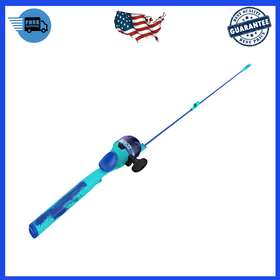 21-39319 Zebco Sales Company Inc. Splash Kids Spincast Reel And Fishing Rod Combo Floating - Free Shipping