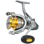 Okuma Avenger Baitfeeder Rh Spin Reel, On/off Auto Trip, 6BB-1RB 4000 6000 8000. Fixed Price $78.89.