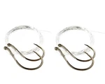 2 Mustad Mooching Rig Ring Solid Tie Fishing Hooks 4/0 30LB Test New. Fixed Price $9.99.