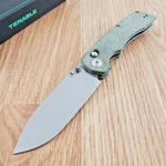 Tenable Knives Kryo Folding Knife 3.5" 14C28N Sandvik Steel Blade Micarta Handle. Fixed Price $57.99.