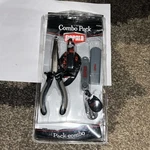 Rapala Fishing Combo Pliers Clipper Jig Buster Hook Sharpener Tool Kit. Fixed Price $23.99.