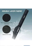 New Lixada Fishing Rod Case Portable Folding Pole Reel. Fixed Price $14.75.