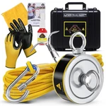 1320LB Complete Magnet Fishing Kit Double Sided With C.... Fixed Price $85.53.
