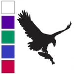 Eagle Fish - Vinyl Decal Sticker Multiple Colors & Sizes #6041. Fixed Price $23.95.
