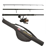Fishing Battle Iii 6000 With 7FT Med-heavy 3PC Travel Spinning Combo Case. Fixed Price $268.95.