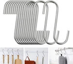40 Pack Hooks - Stainless Steel Heavy Duty For Hanging Pots, Pans, Pla. Fixed Price $12.98.