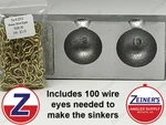 3187 New Do-it Cannon Ball Sinker Mold W/sz 2 Wire Eyes 8, 10 Oz Cavity. Fixed Price $58.62.
