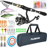 Plusinno Rod And Reel Combo,fishing Pole,telescopic Kit With. Fixed Price $84.69.