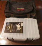 *shakespeare Ugly Stick Tackle Box/bag With 4 Plano Boxes. Fixed Price $50.00.