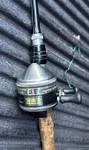 Vintage Zebco 33 Spinning Reel With One Piece South Bend Rod 5. Fixed Price $29.50.