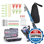 Leo Light Weight Kids Fishing Pole Telescopic Rod And Reel Combos Full. Fixed Price $31.94.