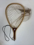 Vintage Ed Cummings Fly Fishing Net Beautiful Condition Flint Mi. 15 X11 Hoop. Fixed Price $39.99.