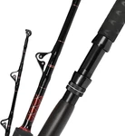 Saltwater Trolling Rod Offshore Big Game Boat Fishing Pole Roller Guides Heavy. Fixed Price $179.99.