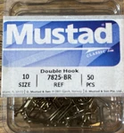 Mustad Double Hook #78925-BR Size 10-1PK Of 50PCS-BRAND New-ships 24 Hours. Fixed Price $59.88.