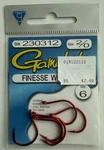 Gamakatsu Finesse Wide Gap Hooks No. 230312, Size 2/0, Qty 6 - New. Fixed Price $9.00.