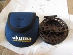 Stunning Unused Okuma Aventa Vt 1002 Centrepin Fishing Float Reel + Pouch 4.5". Fixed Price $214.42.