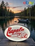 Rapala Fishing Light Up Led Neon Sign Bass Vintage Crappie Walleye Reel Rod. Fixed Price $39.99.