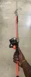 New Ozark Trail Wayfarer Spinning Fishing Rod, & Reel Combo, Orange, Free Ship!. Fixed Price $65.00.
