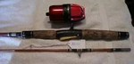 Vintage True Temper Uni Spin 63L Pro Rod Reel 6-6'' Nice Working Lot AB7F. Fixed Price $94.95.