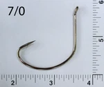 Pack 50 Size 7/0 Tackleworks Offset Nickel Kahle Fishing Hooks Bent Eye Up. Fixed Price $22.72.