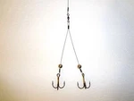 3 - Ice Fishing Weighted Quick Strike / Smelt Tip Up Rigs Beaver Dam Frabill. Fixed Price $17.99.