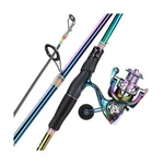 Sougayilang Spinning Fishing Reel Rod Combo, Two Pieces Colorful Poratble Lig.... Fixed Price $93.31.