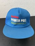 Vintage Berkley Power Pole Hat Blue Mesh Trucker Made Usa Fishing Snapback. Fixed Price $24.99.