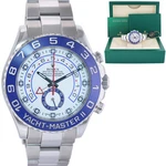 2016 Mint Rolex Yacht-master Ii 44MM Steel White Blue Ceramic 116680 Watch Box. Fixed Price $15647.05.