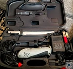 Rapala Deluxe Electric Fillet Knife Set 34.5W W/ Case Blade 12V/120V. Fixed Price $54.00.