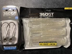 Storm 360GT Pack Weedless 3/8 Jig Head Gaga Paired With 5 1/2 Inch Bodies. Fixed Price $10.79.