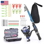 Leo Light Weight Kids Fishing Pole Telescopic Rod And Reel Combos Full. Fixed Price $33.62.