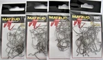100 Matzuo Fishing 143012 Black Extra Wide Sickle J-bend Worm Hooks Sz. 1/0. Fixed Price $13.99.