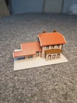 Marklin 8970 Z Scale Mini-club Wintersdorf Station Building Bahnhof Fully Built. Fixed Price $59.99.